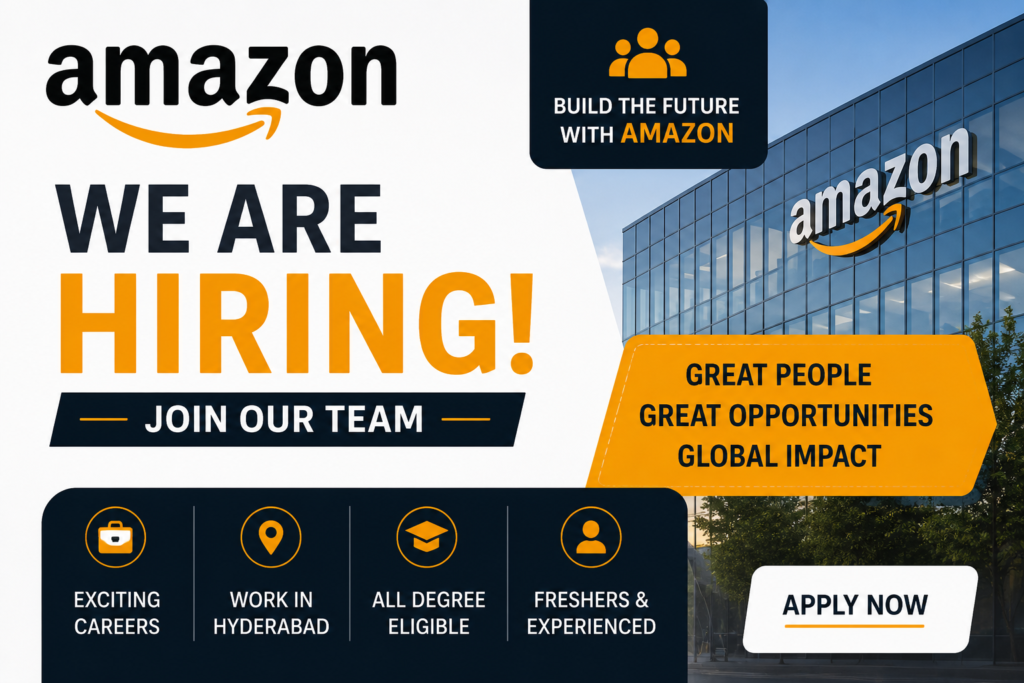 Amazon Customer Service Associate Recruitment 2026 Hyderabad