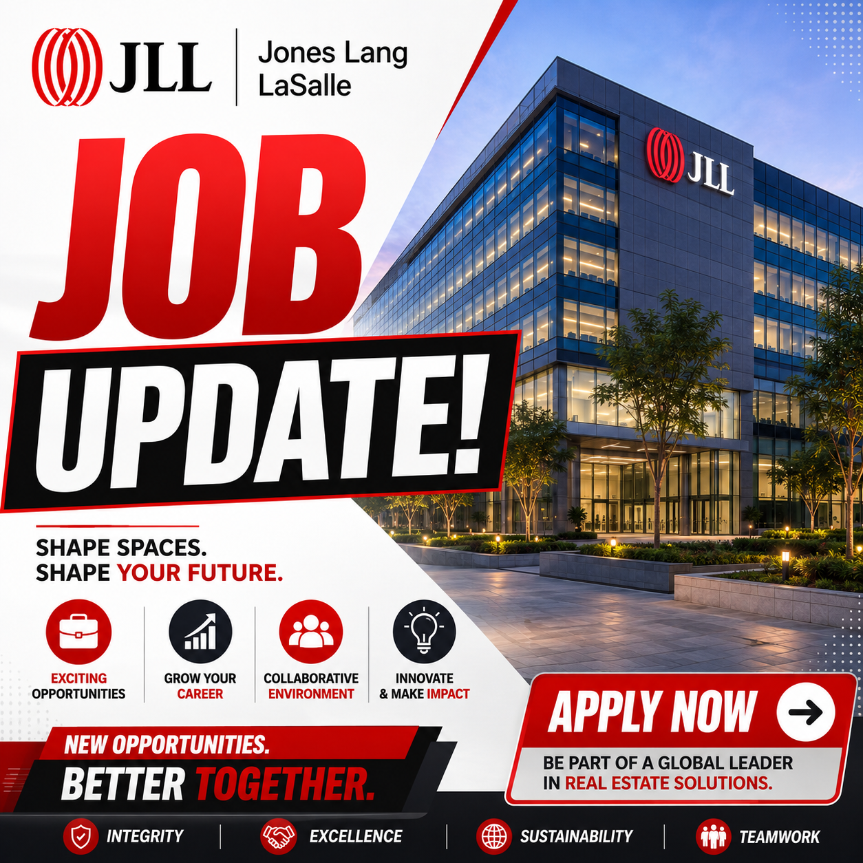 JLL Recruitment 2026 – Operational Intelligence Analyst Openings (Remote – Hyderabad & Bengaluru)